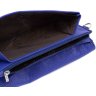 Синий крупный женский кошелек-клатч из зернистой кожи ST Leather (14037) - 6