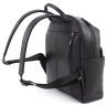 Черный женский рюкзак среднего размера из фактурной кожи KARYA 69741 - 3