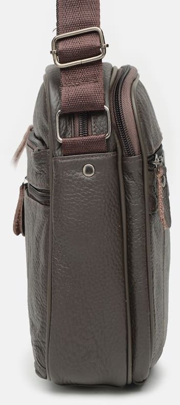 Мужская сумка-планшет компактного размера из натуральной кожи Keizer (15633)
