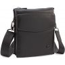 Кожаная мужская сумка планшет черного цвета H.T Leather (10306) - 1