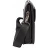 Кожаная мужская сумка планшет черного цвета H.T Leather (10306) - 2