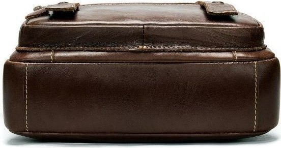 Стильная мужская сумка планшет с плечевым ремнем и ручкой VINTAGE STYLE (14841)