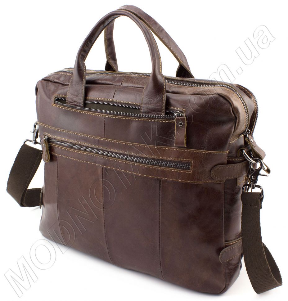 Мужская винтажная сумка для документов и ноутбука KLEVENT (11534)
