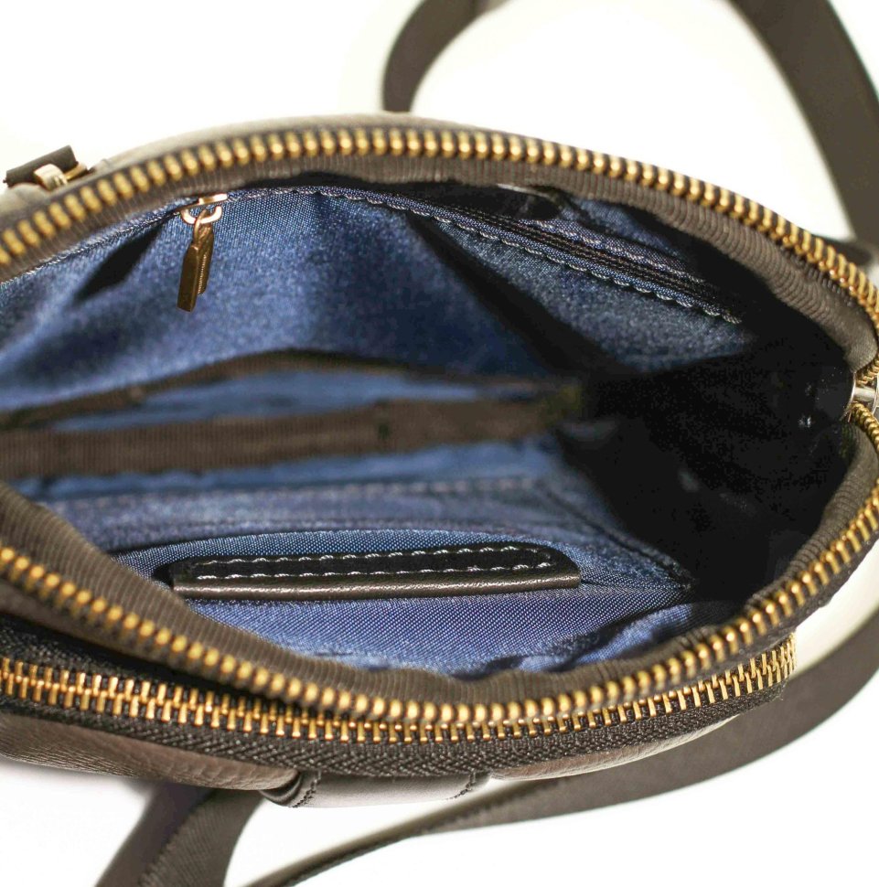 Небольшая мужская сумка серого цвета VATTO (12083)