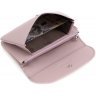 Темно-розовый длинный женский кошелек-клатч из натуральной кожи ST Leather (14036) - 2