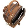 Многофункциональная мужская сумка барсетка из винтажной кожи VINTAGE STYLE (14416) - 10