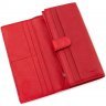 Кошелек на магнитах с блоком для карточек красного цвета - Marco Coverna (17559) - 5