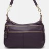 Женская сумка из натуральной кожи фиолетового цвета с одной лямкой Borsa Leather (19331) - 2