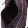 Женская сумка из натуральной кожи фиолетового цвета с одной лямкой Borsa Leather (19331) - 5