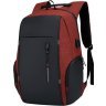 Красный рюкзак из полиэстера с отделением под ноутбук Monsen (56843) - 2