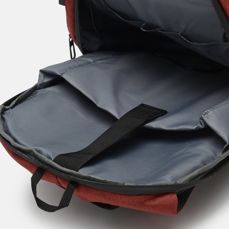 Красный рюкзак из полиэстера с отделением под ноутбук Monsen (56843)