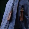 Мужской текстильный слинг-рюкзак в синем цвете Vintage 2422146 - 9