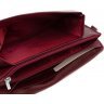 Бордовый женский кошелек-клатч крупного размера из натуральной кожи ST Leather (14035) - 6