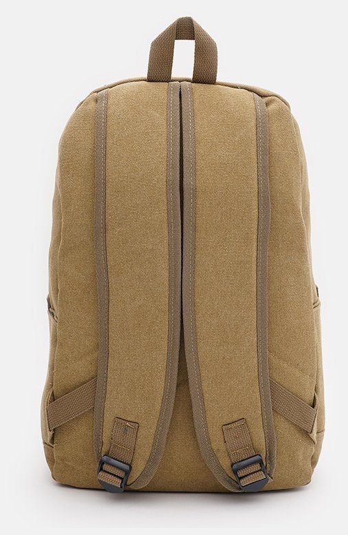 Зеленый мужской рюкзак из прочного текстиля на молниевой застежке Monsen 71544