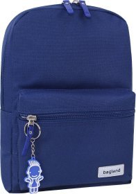 Синий рюкзак из добротного текстиля на одну молнию Bagland (55544)