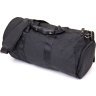Черная мужская текстильная спортивная сумка с ручками Vintage (20640) - 2