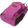 Фиолетовая женская сумка-рюкзак среднего размера из текстиля Vintage 2422147 - 3