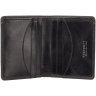 Черное мужское портмоне из высококачественной натуральной кожи без застежки Visconti Xavi 69044 - 10