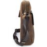 Коричневая мужская сумка через плечо среднего размера из винтажной кожи Visconti Vesper 69144 - 2