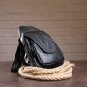 Оригинальный кожаный слинг рюкзак с клапаном под рептилию VINTAGE STYLE (14760) - 3