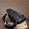 Оригинальный кожаный слинг рюкзак с клапаном под рептилию VINTAGE STYLE (14760) - 4