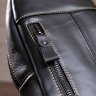 Оригинальный кожаный слинг рюкзак с клапаном под рептилию VINTAGE STYLE (14760) - 9