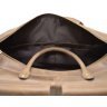 Винтажная кожаная дорожная сумка большого размера в коричневом цвете TARWA (19917) - 4