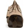 Винтажная кожаная дорожная сумка большого размера в коричневом цвете TARWA (19917) - 7