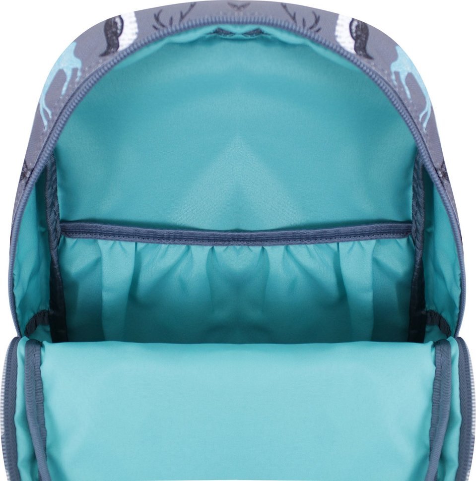 Разноцветный рюкзак формата А4 из текстиля с принтом Bagland (55345)