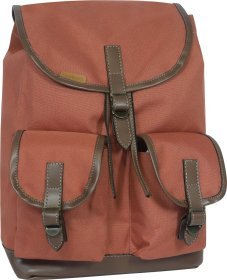 Женский повседневный рюкзак оранжевого цвета из текстиля Bagland (55745)