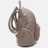 Женский кожаный рюкзак формата А4 в цвете тауп Ricco Grande (21438) - 4