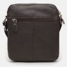 Солидная мужская плечевая сумка из фактурной кожи в коричневом цвете Borsa Leather (19377) - 3