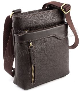 Мужская сумка коричневого цвета на плечо VATTO (11886) - 2
