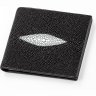 Черное портмоне из натуральной кожи морского ската без монетницы STINGRAY LEATHER (024-18071) - 1