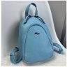 Женский голубой рюкзак небольшого размера из натуральной кожи KARYA 69745 - 8