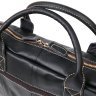 Кожаная мужская сумка для ноутбука черного цвета VINTAGE STYLE (14662) - 6