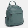 Женский рюкзак из экокожи зеленого цвета на молнии Monsen 71846 - 2