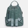 Женский рюкзак из экокожи зеленого цвета на молнии Monsen 71846 - 4
