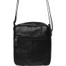 Мужская кожаная сумка на два отделения в черном цвете Borsa Leather (21905) - 3
