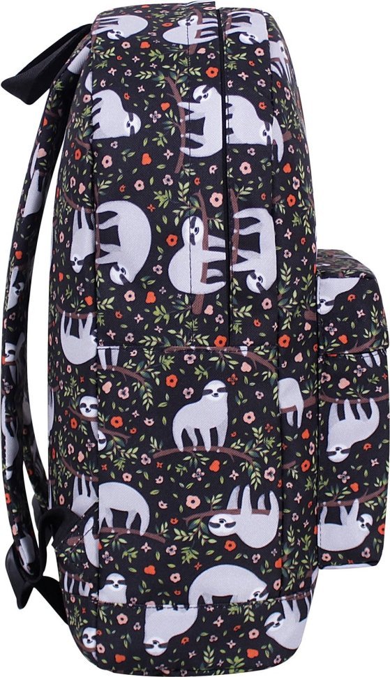 Молодежный текстильный рюкзак для девочек с принтом Bagland (54046)