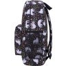 Молодежный текстильный рюкзак для девочек с принтом Bagland (54046) - 3