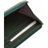 Тонкий кошелек из натуральной кожи темно-зеленого цвета ST Leather (15376) - 6