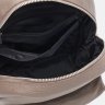 Небольшой женский кожаный рюкзак цвета тауп Ricco Grande (21436) - 5