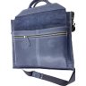 Функциональная деловая мужская сумка из винтажной кожи VATTO (11689) - 8
