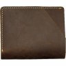 Компактный мужской бумажник из винтажной кожи коричневого цвета Vintage (2420064) - 1