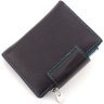 Женский кожаный кошелек черного цвета с хлястиком на магните ST Leather 1767247 - 4