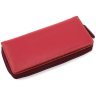 Красно-бордовый женский кошелек крупного размера из натуральной кожи высокого качества Visconti Honolulu 68747 - 3