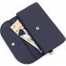 Крупный темно-синий кошелек-клатч из натуральной кожи ST Leather (14031) - 5