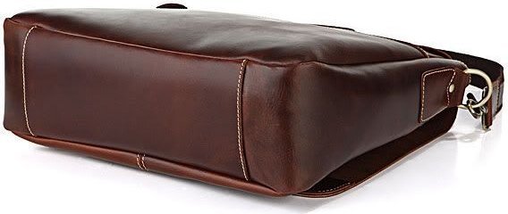 Стильный мужской портфель из натуральной кожи VINTAGE STYLE (14099)