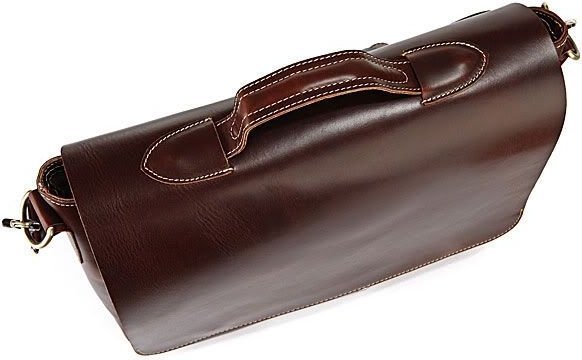 Стильный мужской портфель из натуральной кожи VINTAGE STYLE (14099)